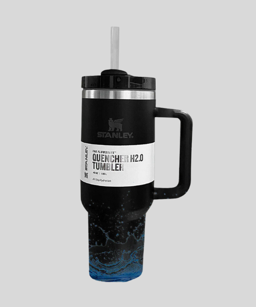 Stanley Black Tumbler – Insulated Stainless Steel Travel Mug | Stylish & Durable Design